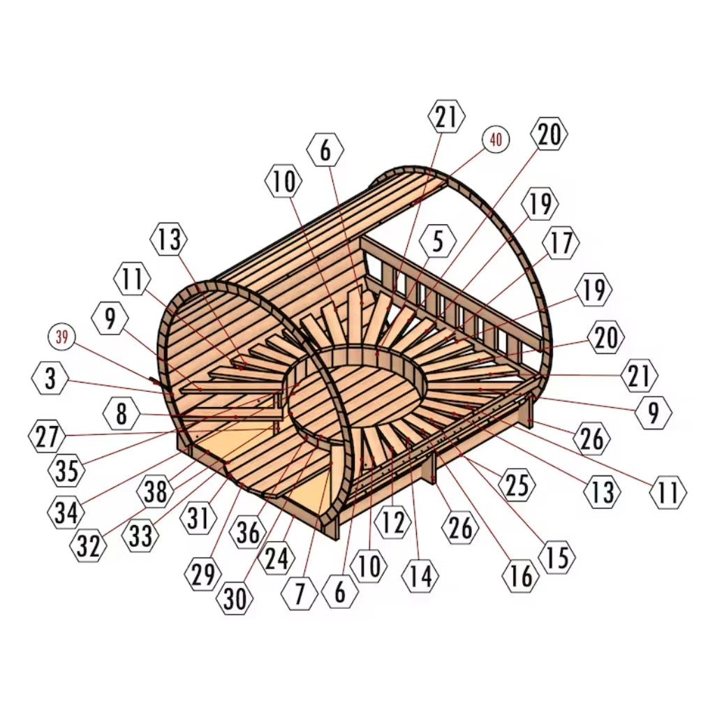 DIY Backyard Patio Gazebo And Arbor Printed Plans Blueprint Set