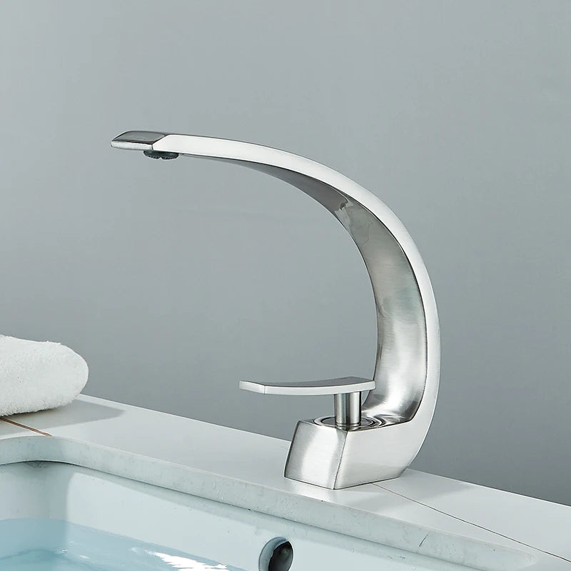 Rozin Luxury Brass Basin Faucet Deck Mounted Single Hole