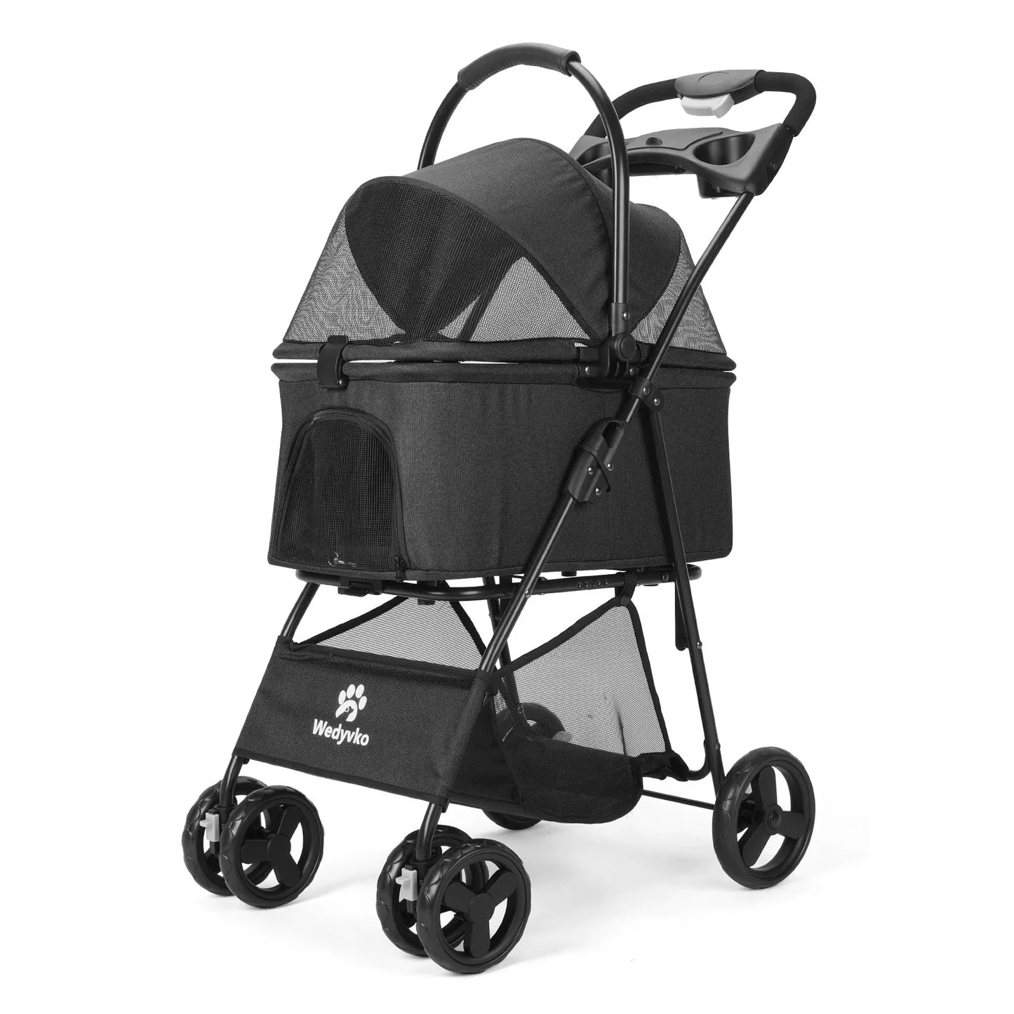 Three In One Pet Stroller With Removable Carrier All Terrain