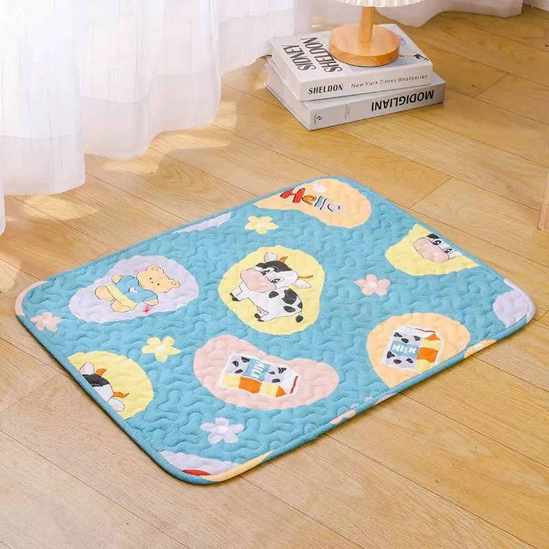 Washable Pet Pee Pad Reusable Dog Training Mat For Urine