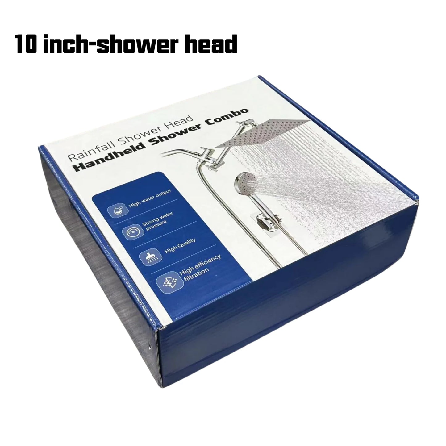 Rain Shower Head and Handheld Shower Combo With Three Modes