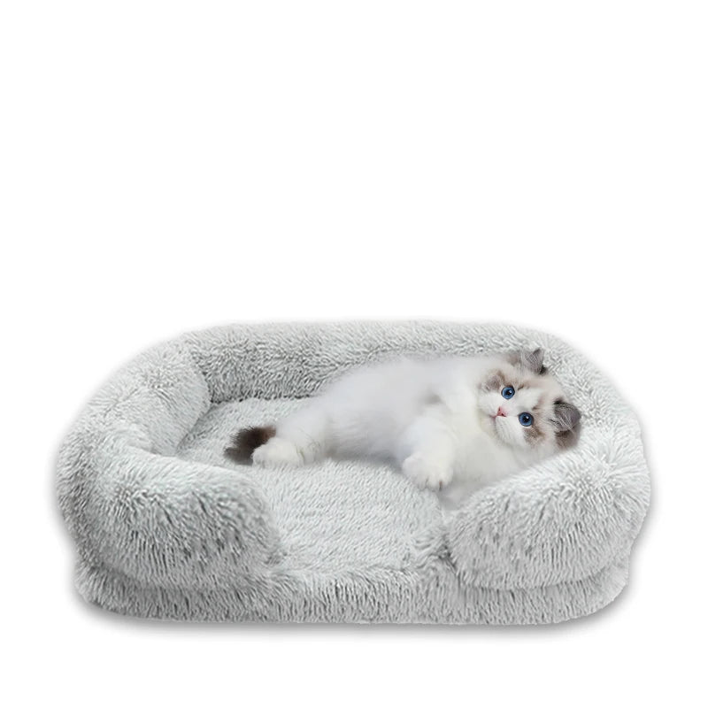 NONECN Thickened Orthopedic Dog Bed Large Dogs Washable Plush Cover