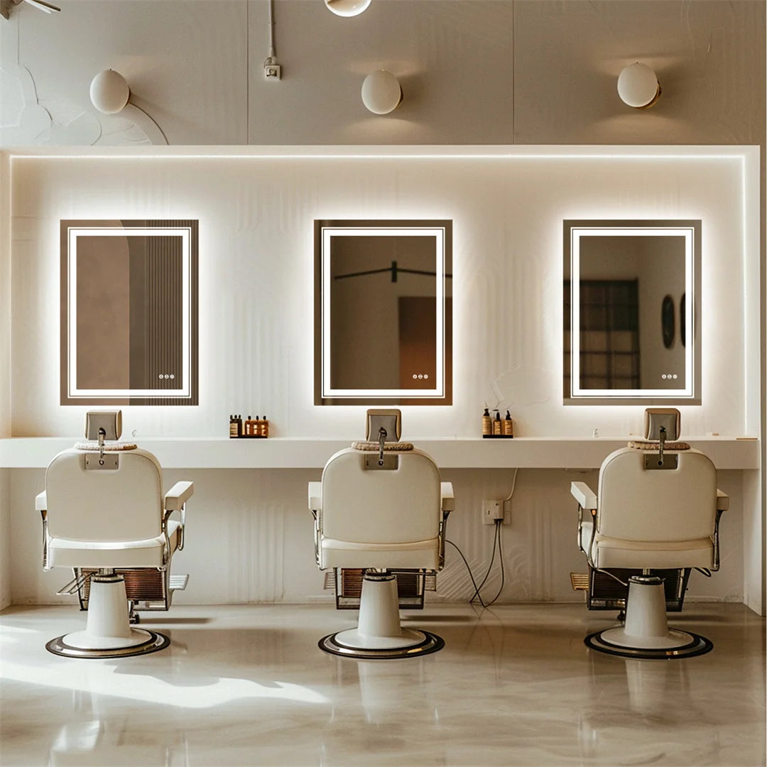 LUVODI Luxury LED Bathroom Mirror IP65 Dimmable Lights