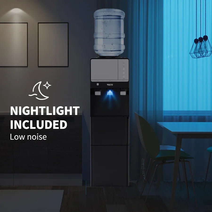 XMSJ Hot Cold Water Dispenser With Ice Maker Safety Lock