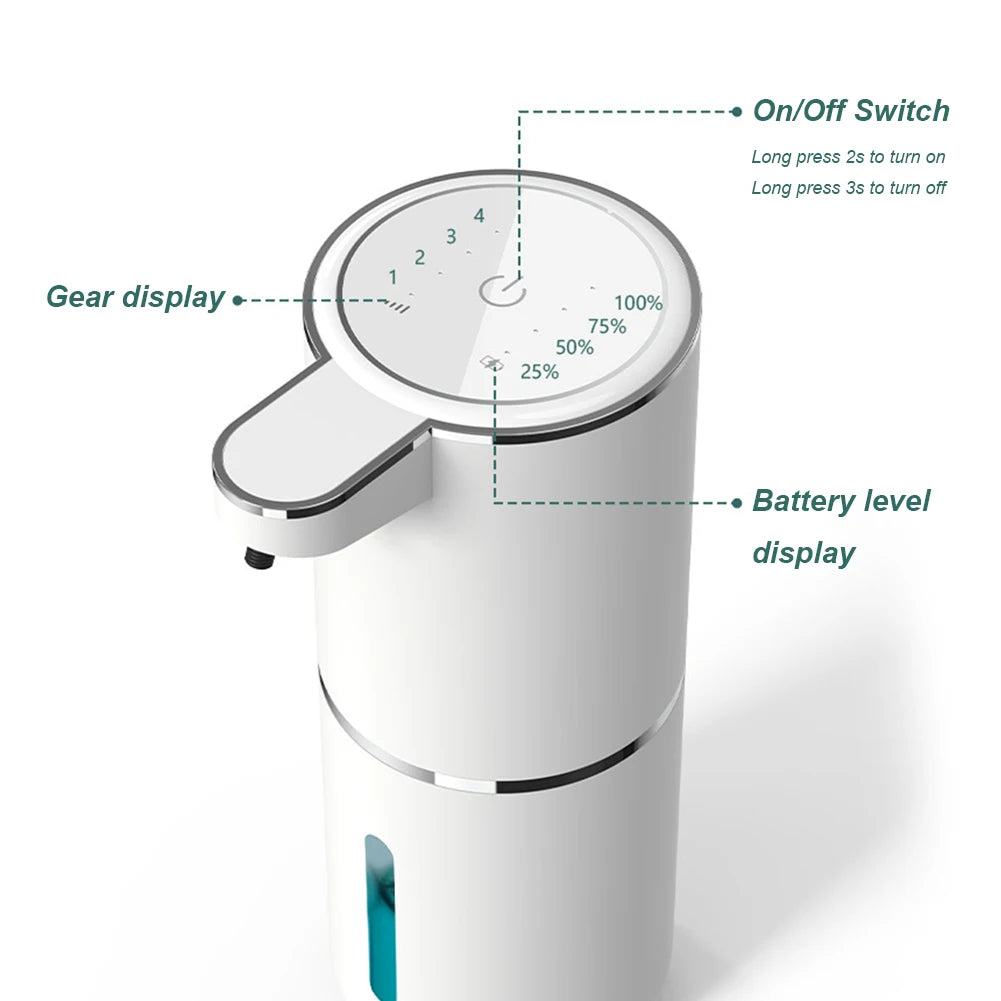 Shunmaii Touchless Foam Soap Dispenser with Adjustable Foam Levels