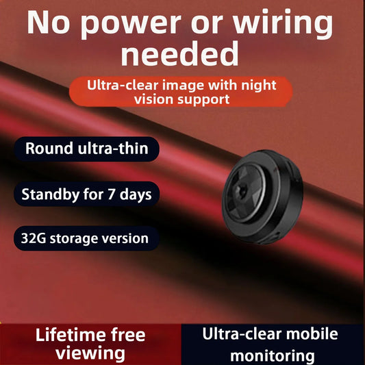 Mini Video Recording Portable Camera 3MP Built In Battery Motion Detection