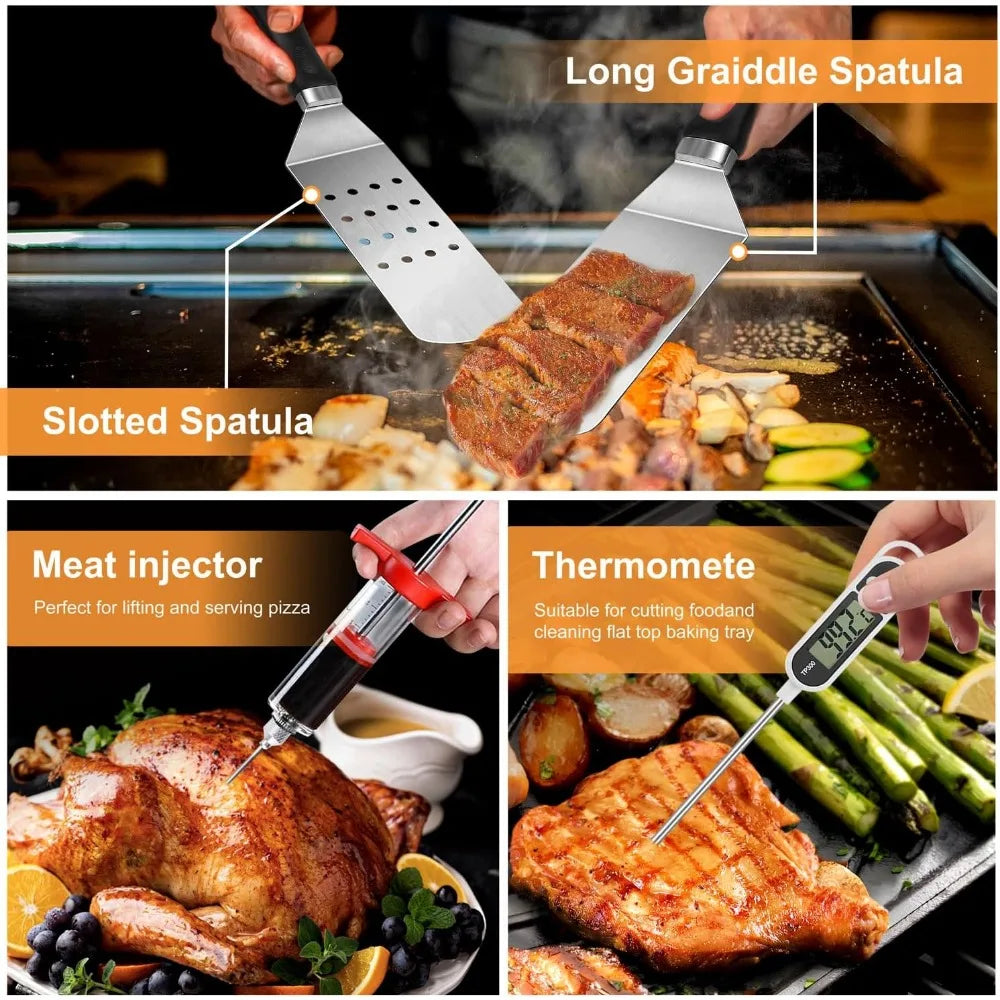 XMSJ 30pc Griddle Accessories Kit for Blackstone Flat Top Grill