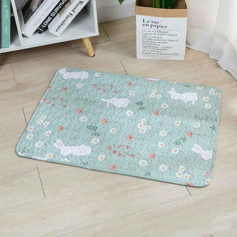 Washable Pet Pee Pad Reusable Dog Training Mat For Urine
