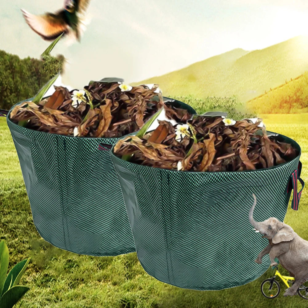 Shunmaii Garden Leaf Bag With 4 Handles Debris Tote