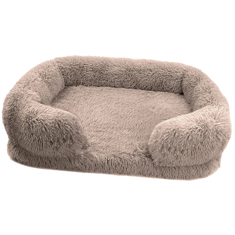 NONECN Thickened Orthopedic Dog Bed Large Dogs Washable Plush Cover
