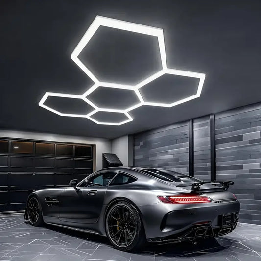 BSK.BESTKA Hexagon LED Garage Light 26400LM 25 Pack