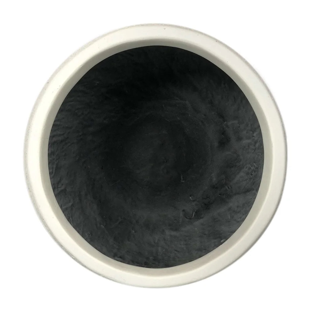 Resin Moon Planter Weatherproof Outdoor Decor With Drainage Holes