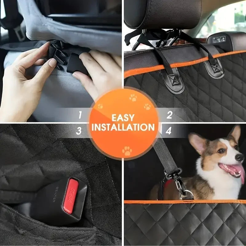 Dog Car Seat Cover Waterproof Nonslip Hammock for Cars Trucks