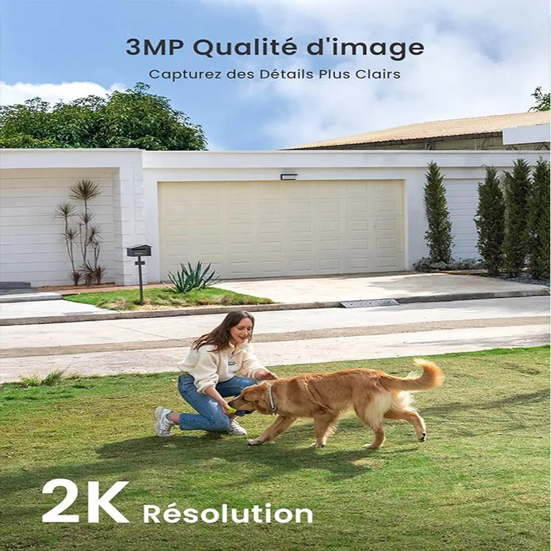 IEGEEK 2K Wireless Battery Cam With Night Vision AI Motion