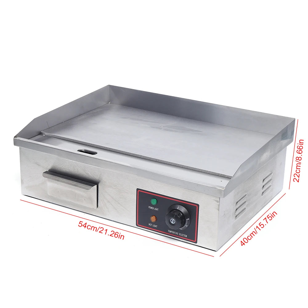 Commercial Electric Flat Top Griddle for Restaurant and Home Use