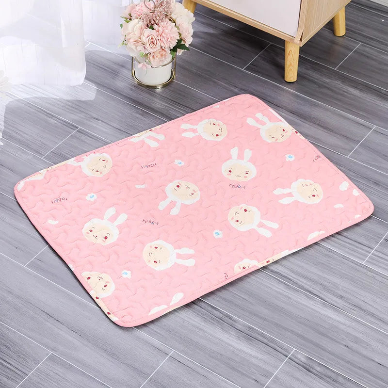 Washable Pet Pee Pad Reusable Dog Training Mat For Urine