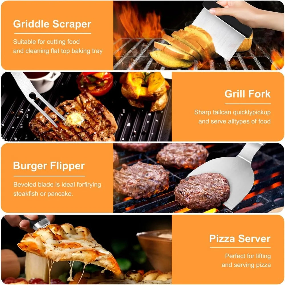 XMSJ 30pc Griddle Accessories Kit for Blackstone Flat Top Grill