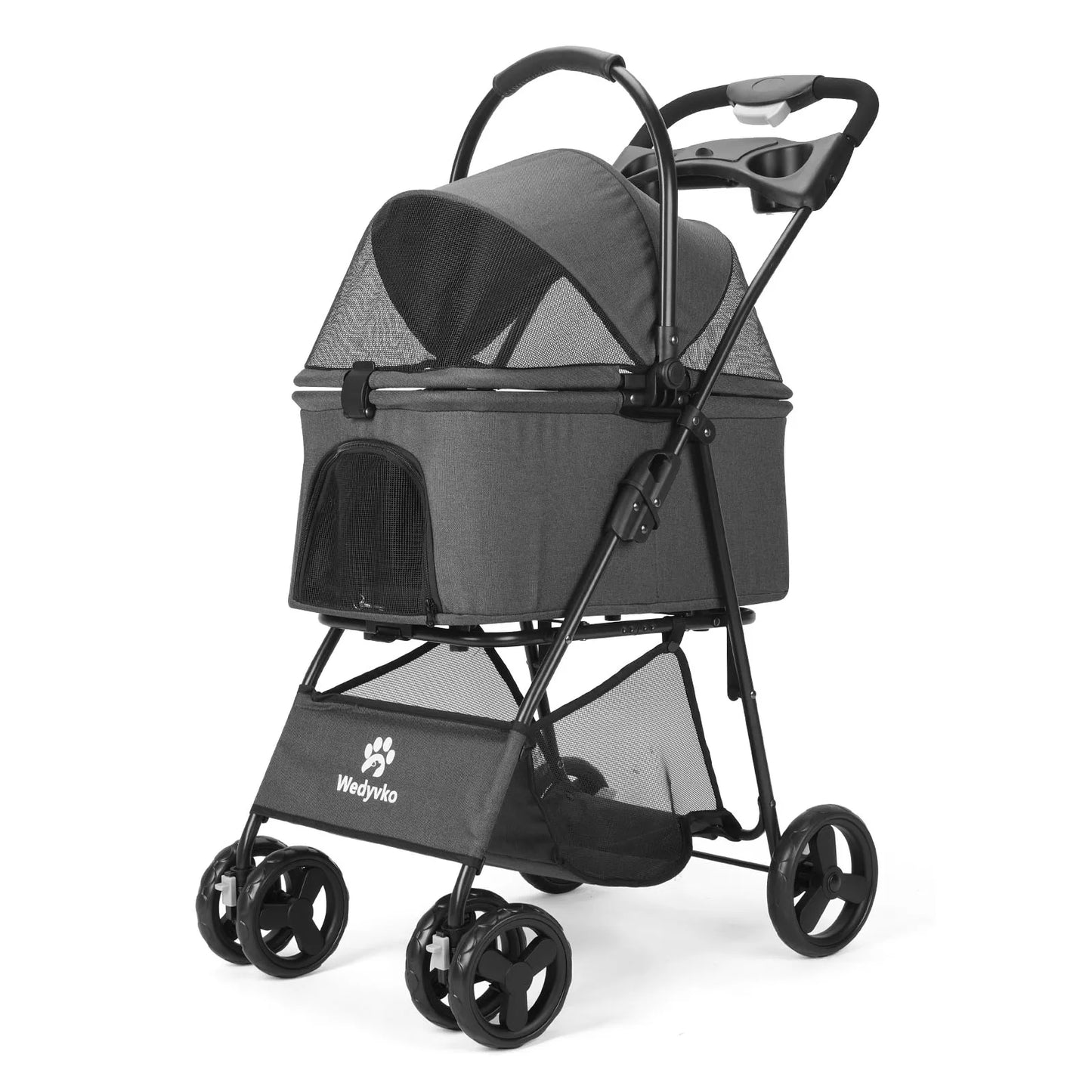 Three In One Pet Stroller With Removable Carrier All Terrain