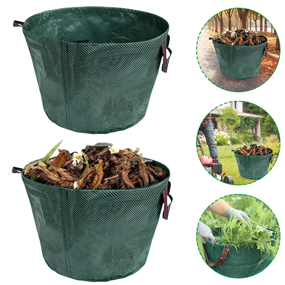 Shunmaii Garden Leaf Bag With 4 Handles Debris Tote