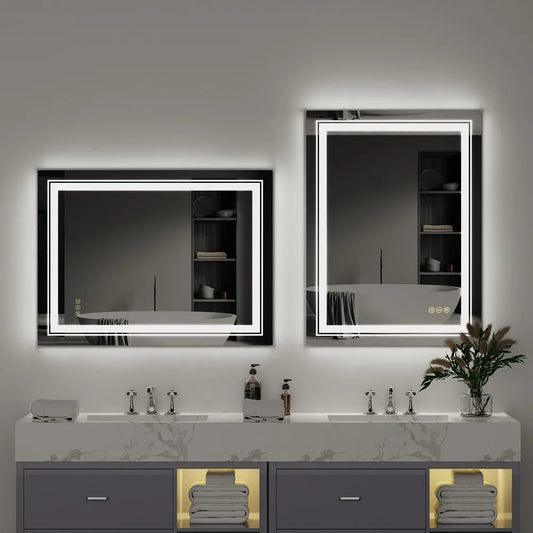 LUVODI Luxury LED Bathroom Mirror IP65 Dimmable Lights