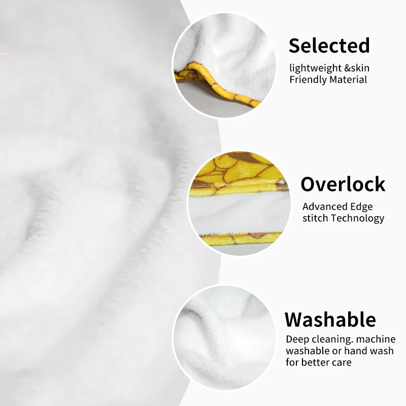 Potdemiel Disney Moana Flannel Blanket Cozy Throw For Home