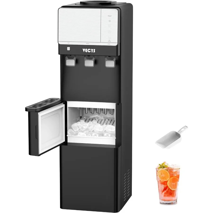 XMSJ Hot Cold Water Dispenser With Ice Maker Safety Lock