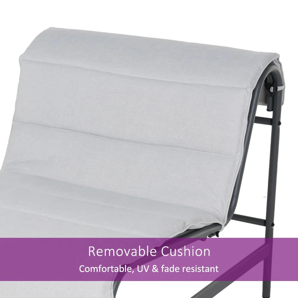 Grand Patio 3 Piece Outdoor Furniture Set Stone Top Table