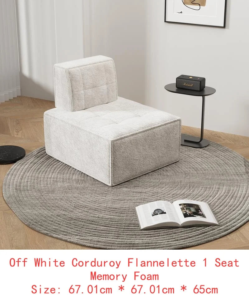 L Shaped Cloud Sectional Sofa Modern Modular Couch Deep Seat