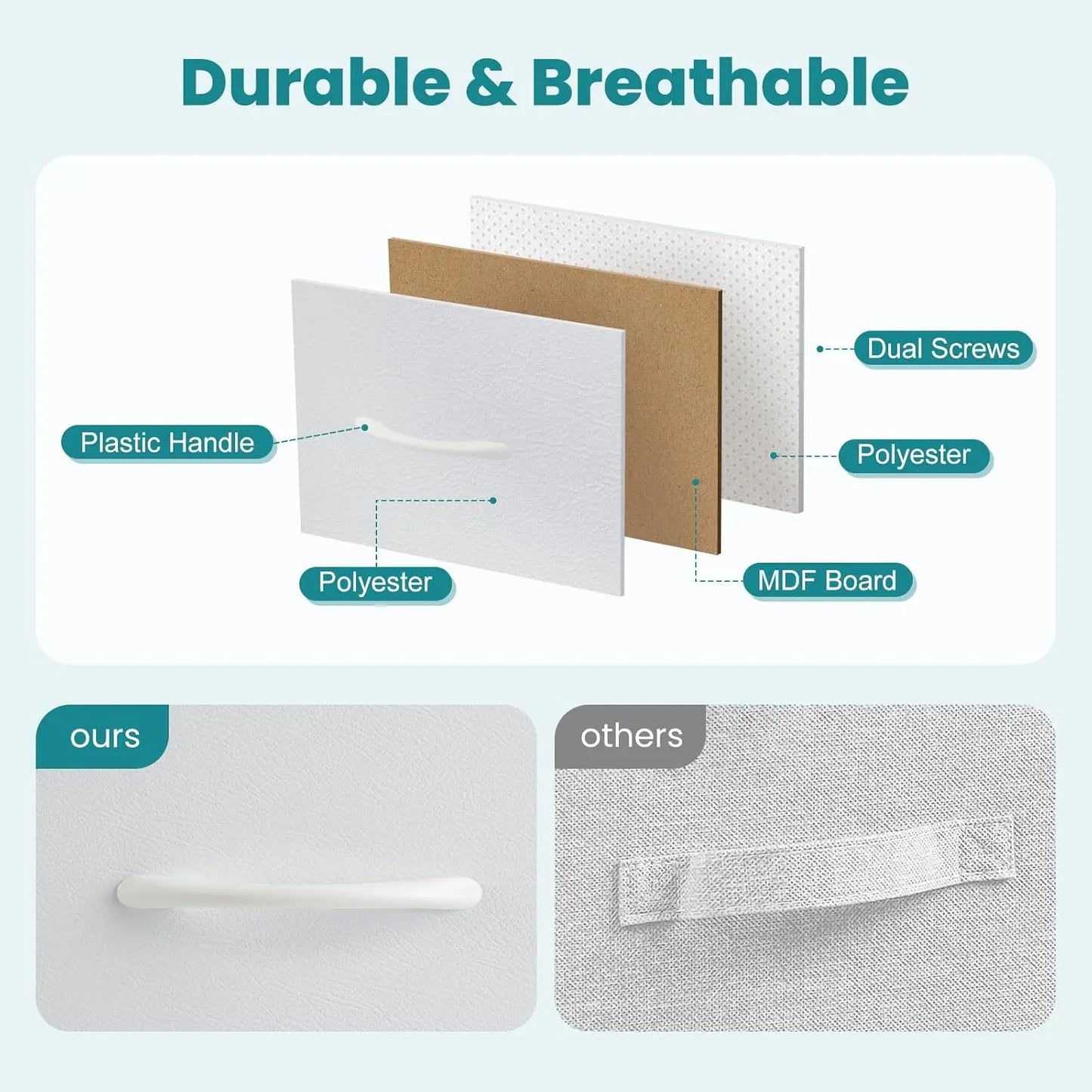 XMSJ Dresser With 7 Storage Drawers Closet Organizer TV Stand